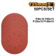INGCO SANDING SHEET FOR RANDOM ORBIT SANDER -125MM-50PCS SET