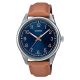 Casio Men's Dress Brown Leather Band Watch