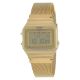 Casio Vintage Digital Gold Dial Watch