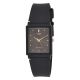 Casio MQ38-1A Black Resin Analog Quartz Watch with Black Dial