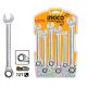 Ingco 6 Pcs Ratchet Spanner Set