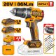 INGCO 20V LITHIUM-ION BRUSHLESS IMPACT DRILL – 86NM – 2×2AH | Radian Online Zambia