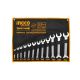 INGCO 12Pcs Double Open End Spanner Set