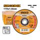SET CAN X 50 METAL CUTTING DISCS 115MM 4 1/2
