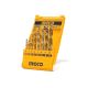 Ingco 8pcs Hss Twist Drill Bits 