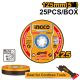 INGCO ULTRA THIN METAL CUTTING DISC SET - 125MM (25PCS)