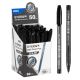 DELI EVERY BALL POINT PEN - BLACK (BOX OF 50 PENS)