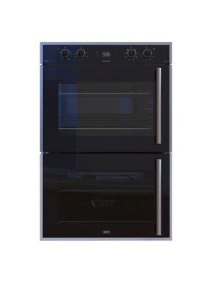 Defy Gemini Gourmet Multifunction Black Double Oven - DBO767