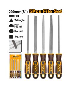 INGCO TRIANGLE STEEL FILE - 200MM