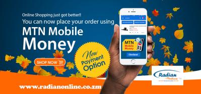 WE NOW HAVE MTN MOBILE MONEY AS A PAYMENT METHOD!