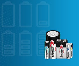 Household Energizer Batteries and Chargers