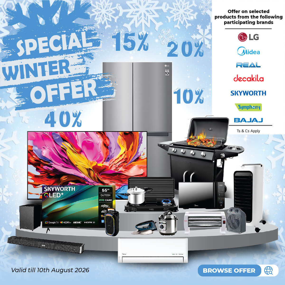 Shop our winter deals and save up to 40% in discounts